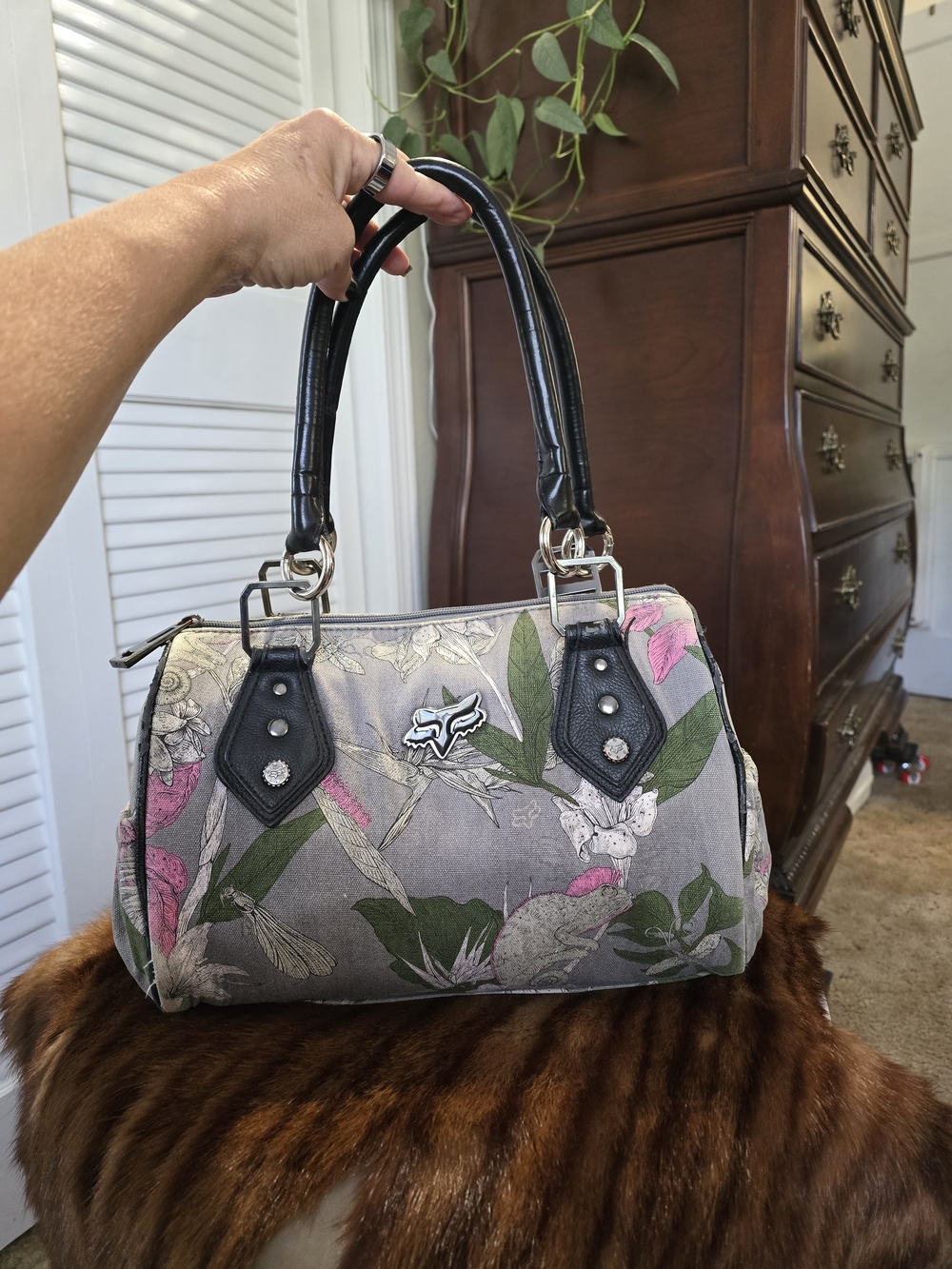 🔥 RARE VINTAGE Y2K FOX RACING BOWLER BAG 🔥